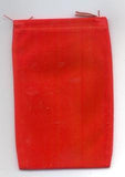 Bag Velveteen 4 X 5 1-2 Red