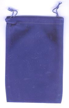 Bag Velveteen 5 X 7 Blue