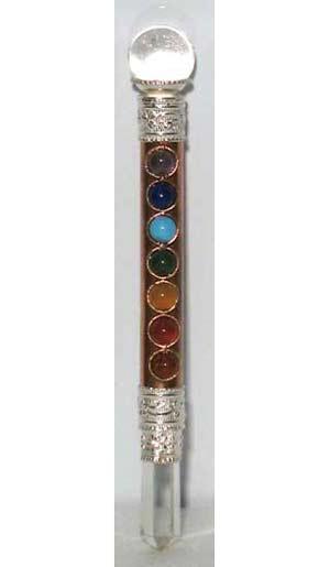 Copper 7 Chakra 4 1-2"