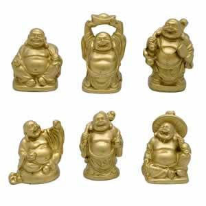 Gold  Hotai Buddha Set