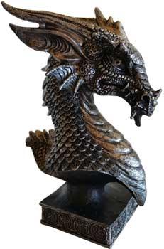6 1-2" Silver Dragon