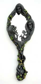 12 1-2" Maid Mother Crone Mirror