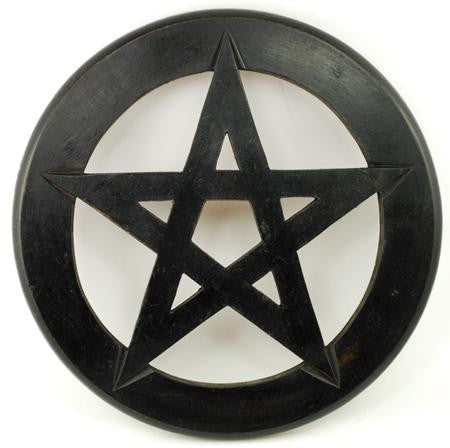 Pentagram Wall Hanging-altar Tile 9"