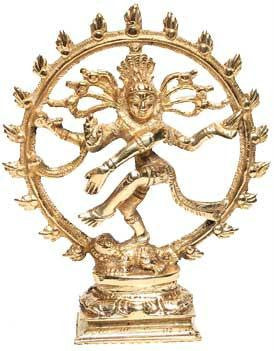Brass Shiva Dancing 6"