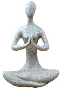 8" Meditative Yoga Goddess