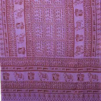 Maha Mantra  44"x 87" Purple