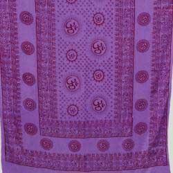 Om  44"x 87" Purple