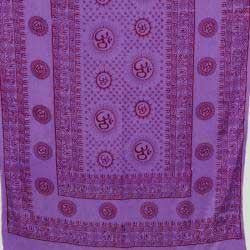 Om  44"x 87" Purple