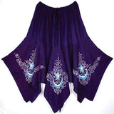 Celtic Moon Long Skirt Purple