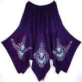 Celtic Moon Long Skirt Purple