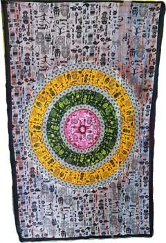 54" X 86" African Mandala