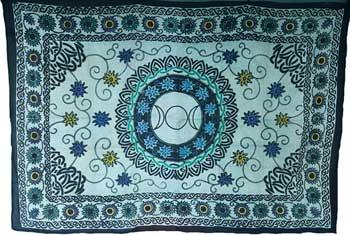 Flower Triple Moon Tapestry 72" X 108"