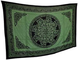 Celtic Knot 72"x108" Green, Black