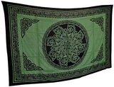 Celtic Knot 72"x108" Green, Black