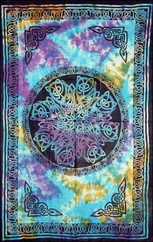 Celtic Knot 72"x108" Tie Dye