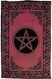 Pentagram 72"x108" Red, Black